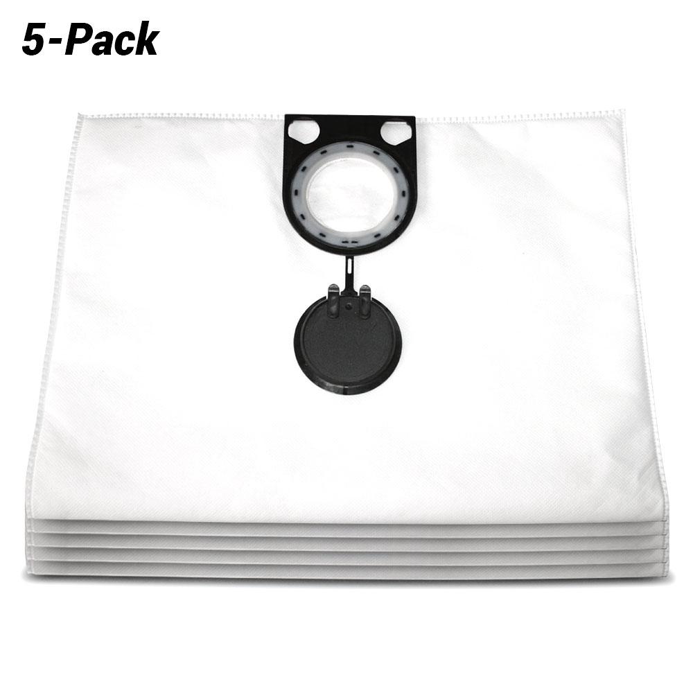 Metabo 630359000 5-Pack Fleece Filter Vacuum Bags to suit 45-50L Vacuum Cleaners
