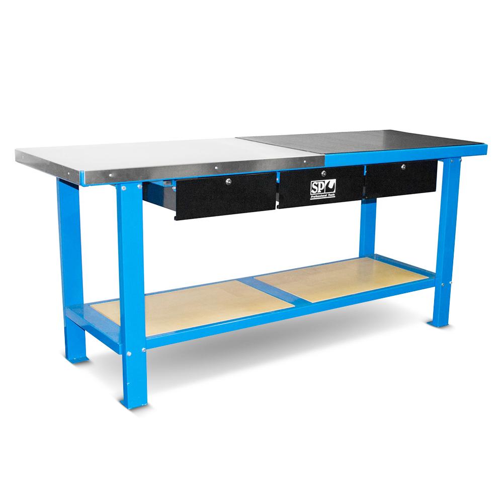 SP Tools SP40400 2m 3 Drawer Heavy Duty Workshop Bench