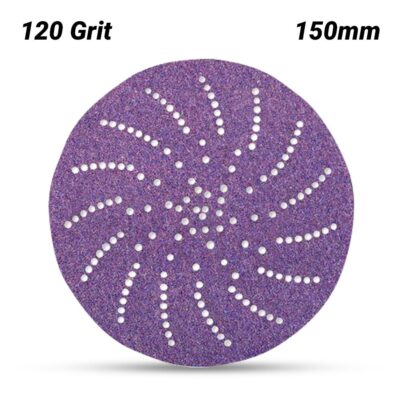 3M 7100045073 (60440296220) 150mm (6") Cubitron II 775L 120 Grit Clean Film Sanding Disc