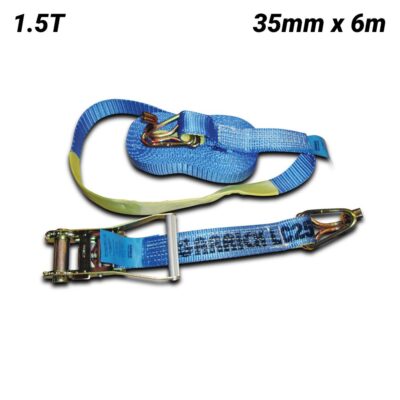 Garrick GRTD35-1.5T 1.5T 35mm x 6m Heavy-Duty Ratchet Tie Down