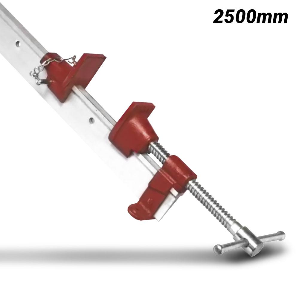 Dawn 61237 2500mm Aluminium T-Bar (Sash) Heavy Duty Cramps - Super Grade - Unbreakable Jaws