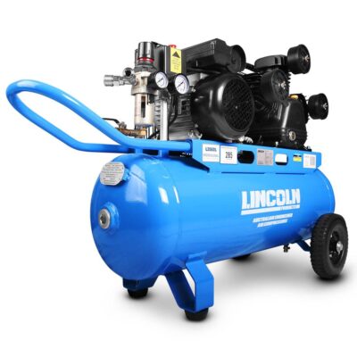 Lincoln L2560L 2.5HP 60L Triple Piston Twin Belt Driven Electric Air Compressor