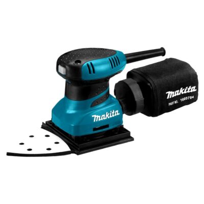 Makita BO4565K 200W Dustless Finishing Sander + 6 Sanding Papers