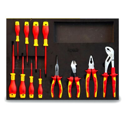 SP Tools SP55910 12pce VDE Insulated Foam Tray Tool Kit
