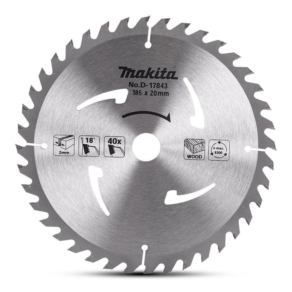 Makita D-17843 185mm (7") T20 Timber TCT Saw Blade