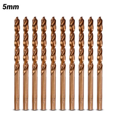 Xtorque X35510 10-Pack 5mm 135º M35 Cobalt Steel Drill Bit