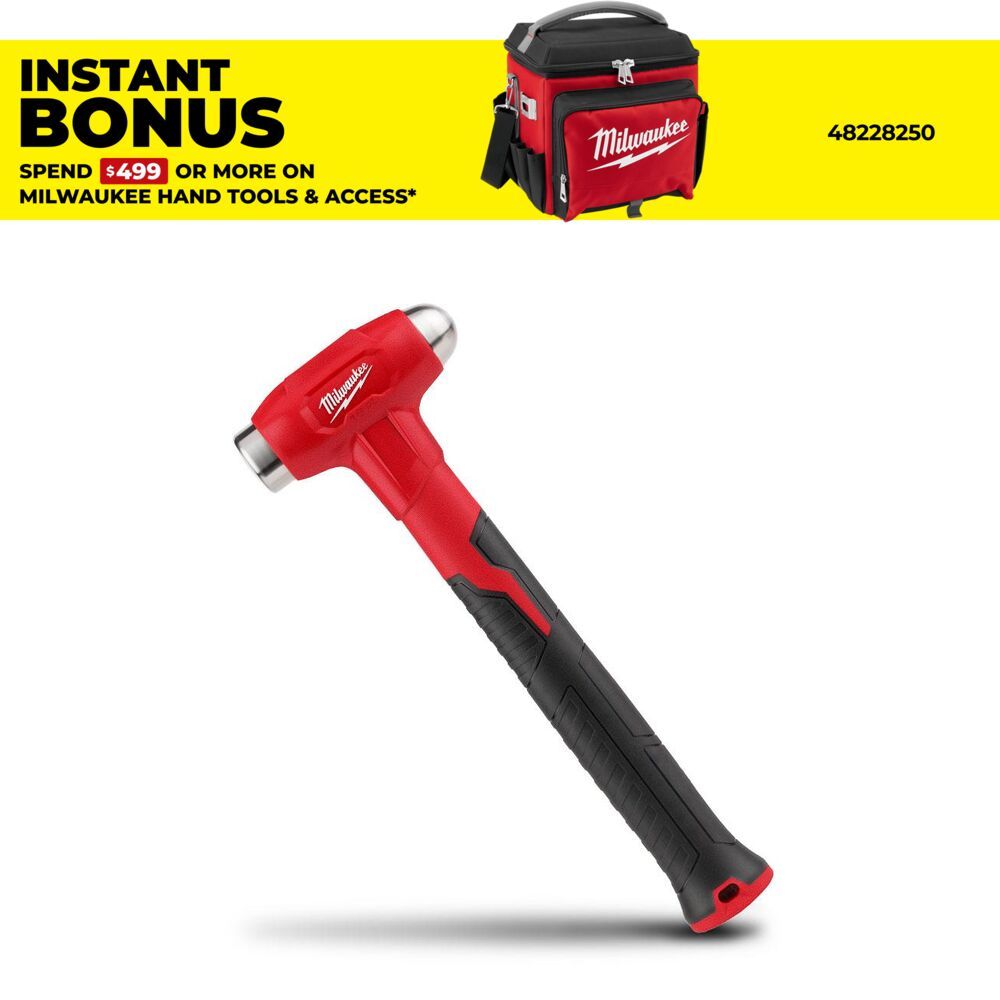 Milwaukee 48229140 16oz Dead Blow Ball Peen Hammer