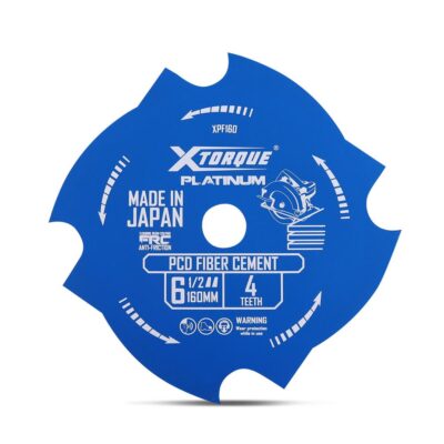 Xtorque XPF160 Platinum 160mm (6-1/2") 4-Teeth PCD Fibre Cement Saw Blade - MADE IN JAPAN