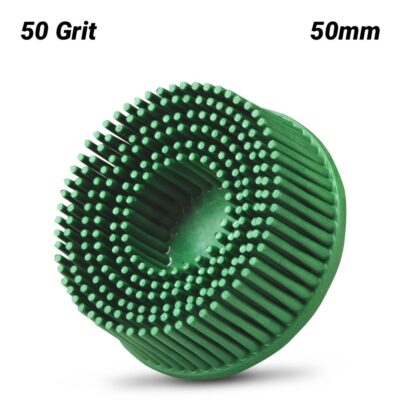 3M 7100138285 (61500135423) 50mm (2") Scotch-Brite Roloc 50 Grit Bristle Disc