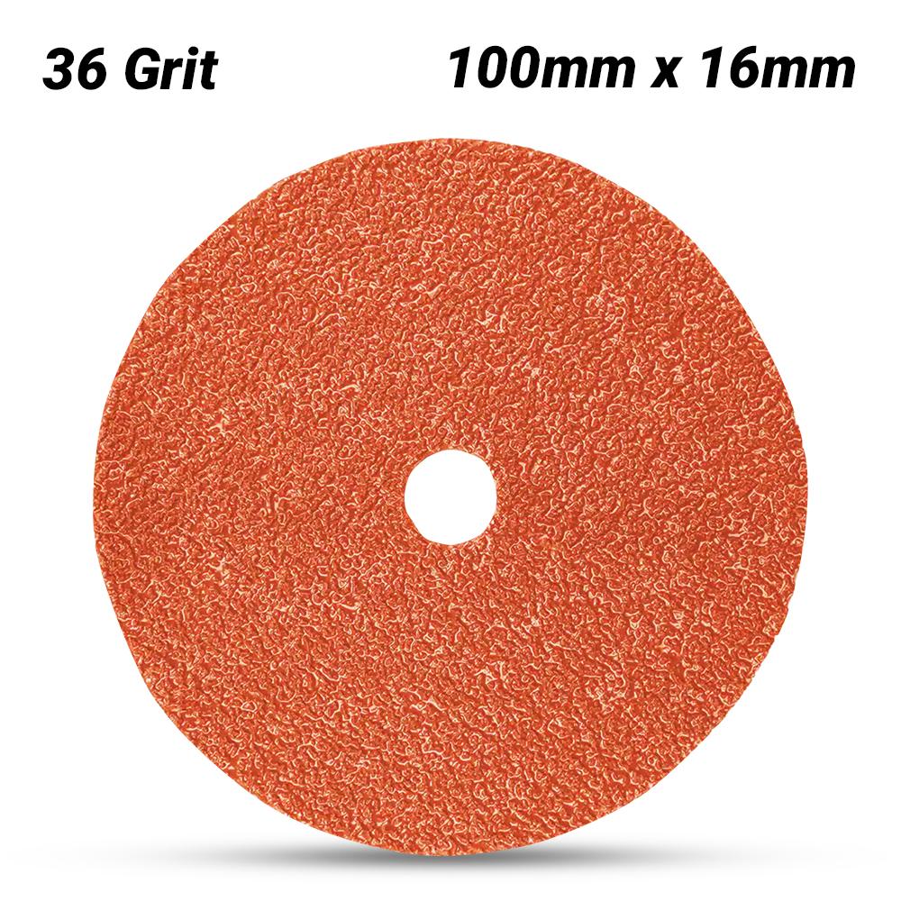 3M 60440313421 (787C) 100mm x 16mm Cubitron II 787C 36 Grit Slotted Fibre Disc