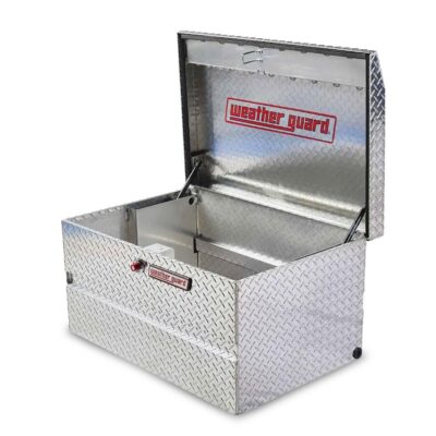 Weather Guard CH10001-CL 900 x 600 x 500mm Aluminium Storage Flat Lid - Aluminium