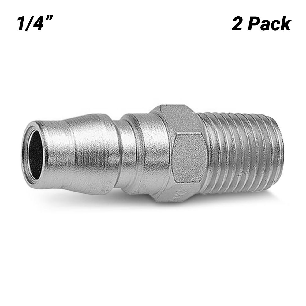 Jamec-Pem 12.3460BL 2-Pack 1/4" BSP Male High Volume Adaptor