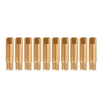 UNIMIG PCT0008-08 10-Pack 0.8mm Binzel Style M6x6mm Contact Tip
