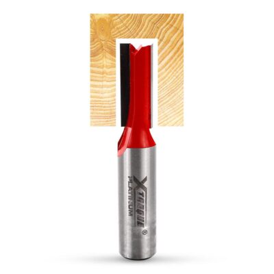 Xtorque XP1012 Platinum 10mm Straight Double Flute 1/2" Shank Router Bit