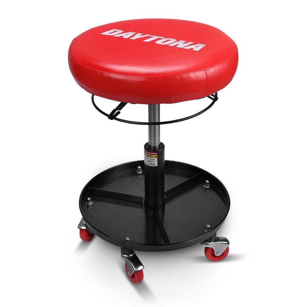 Daytona DARS150 Adjustable Garage Roller Swivel Stool with Tool Tray