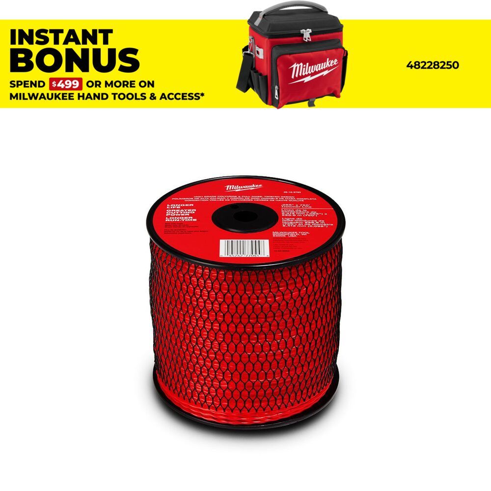 Milwaukee 49162783 2.4 mm x 228 m Trimmer Line Reel