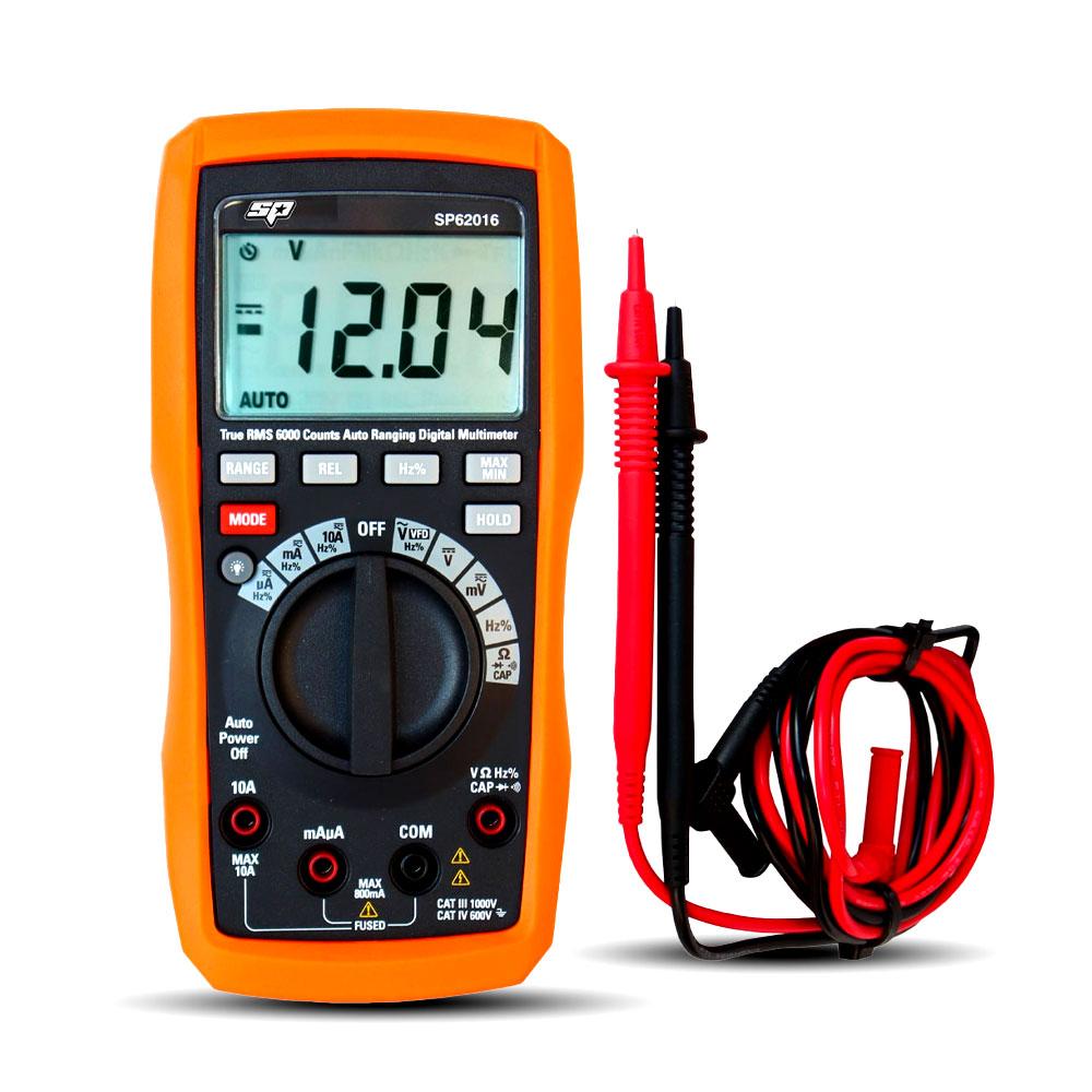 SP Tools SP62016 0.8V-100V Deluxe Automotive Digital Multimeter