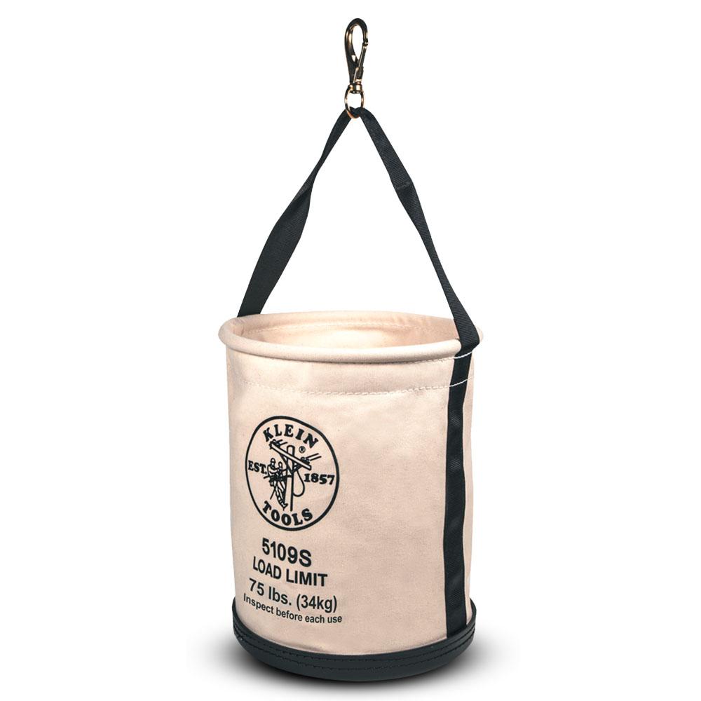 Klein A-5109S 34kg Max Straight-Walled Bucket Bag Swivel Snap