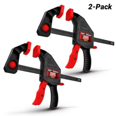 Xtorque XP150C2PK Platinum 2-Pack 150mm 300kg Max Force GEN3 Heavy Duty Quick Change Bar Clamp & Spreader