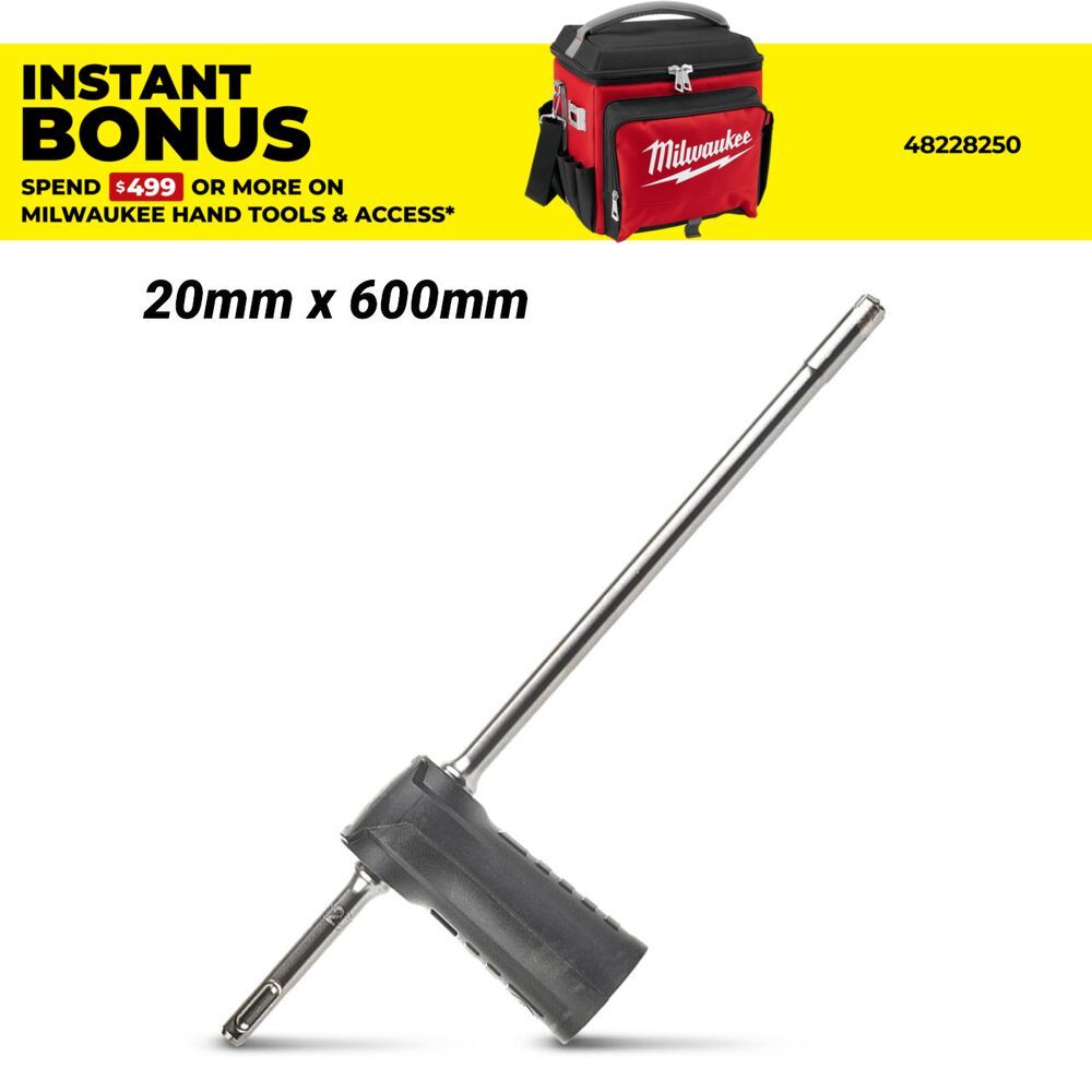 Milwaukee 4932459289 20mm x 600mm SDS MAX Vacuum Drill Bit