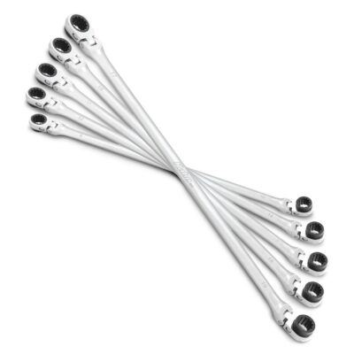 Kabo Tools XLF5-MET 5pce Metric XL Flexible Ratchet Spanner Set