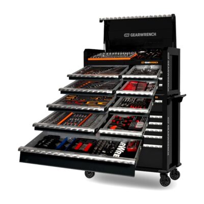 GEARWRENCH 77020 523pce Combination Tool Kit with 8 Drawer Tool Chest & 11 Drawer Roller Cabinet