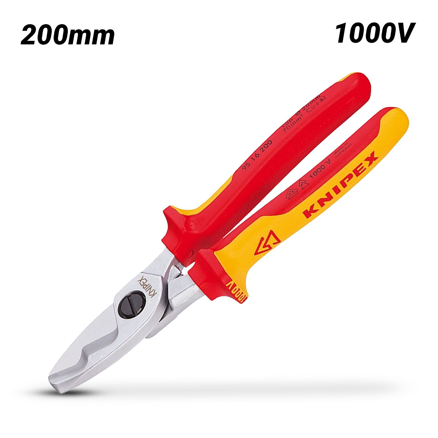 Knipex 9516200SB 200mm 1000V Cable Cutter Shears