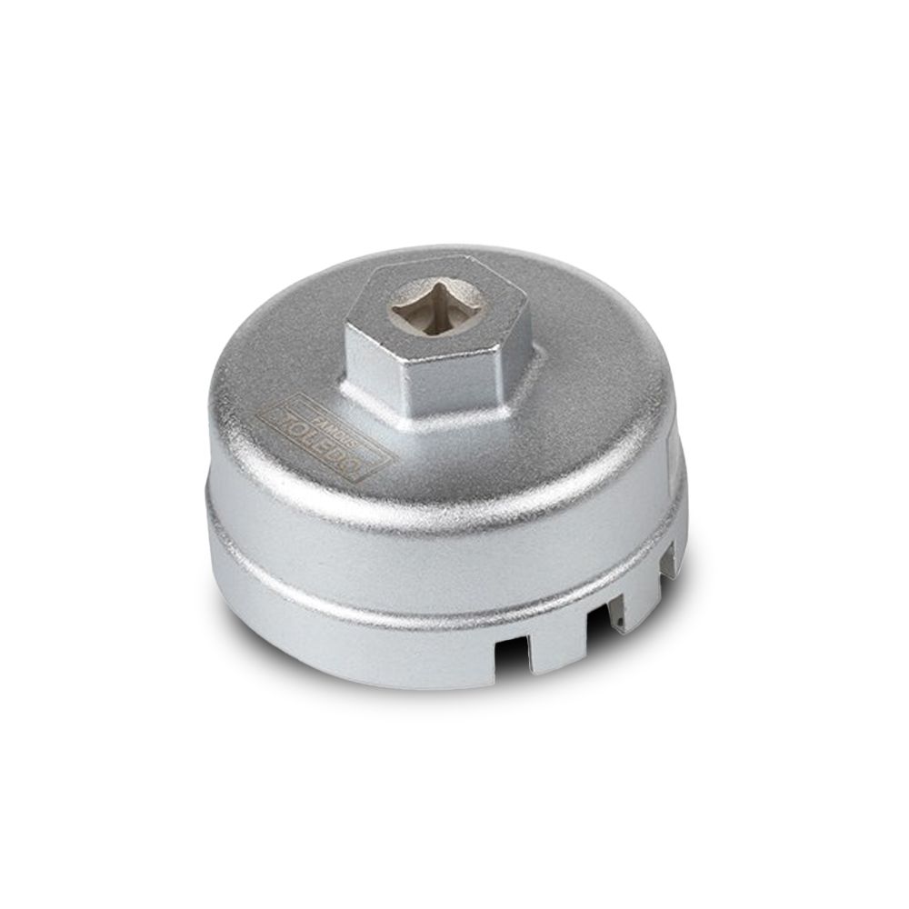 Toledo 305133 64.5mm 14 Flutes Oil Filter Cup Wrench Suits Toyota 4 Cylinder No.1