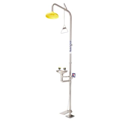 Pratt SE612 Combination Shower with Eye Wash, Bowl & Foot Treadle