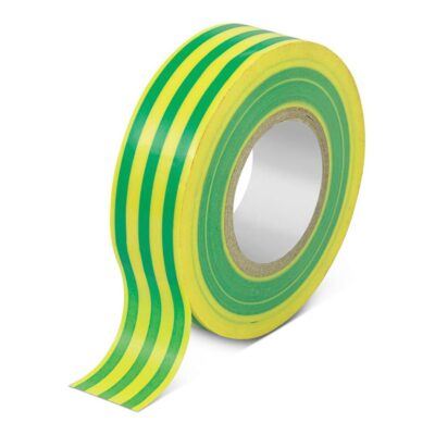 Wattmaster WATPVCGYLT 18mm x 20m Green/Yellow PVC Insulation Tape