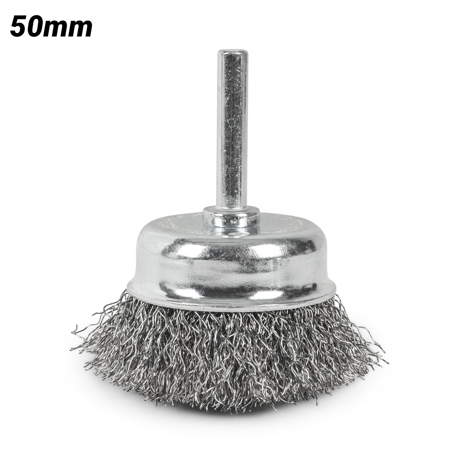 Xtorque XSB10C6 50mm Crimped Steel Wire Cup Brush