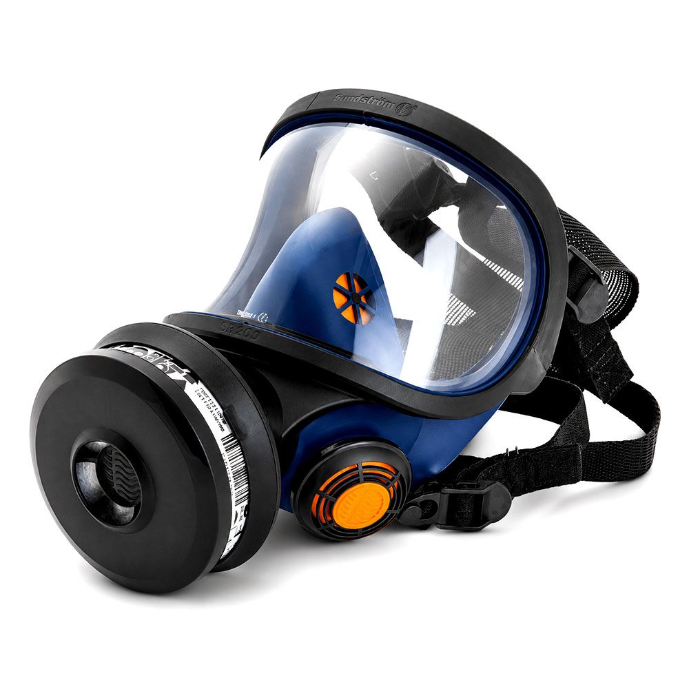 Sundstrom SR200 (110-04179) Silicone Full Face Respiratory Mask with PC Visor