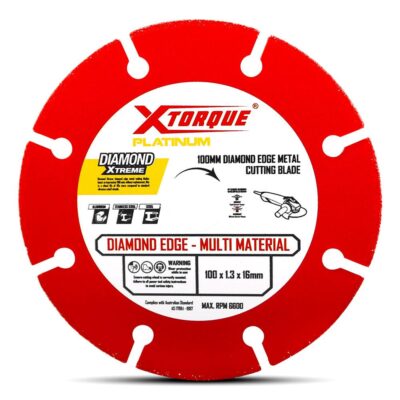 Xtorque XM100 Platinum 100mm (4") Platinum Diamond Edge Metal Cutting Blade