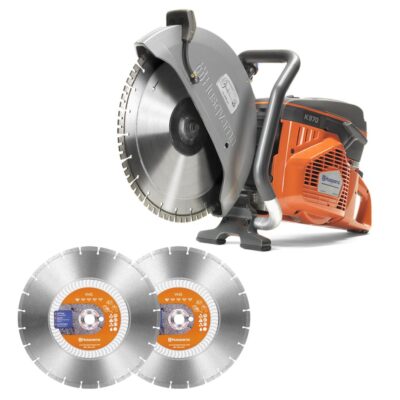Husqvarna K970MKIII+585421904 350mm (14") Concrete Saw with Blades