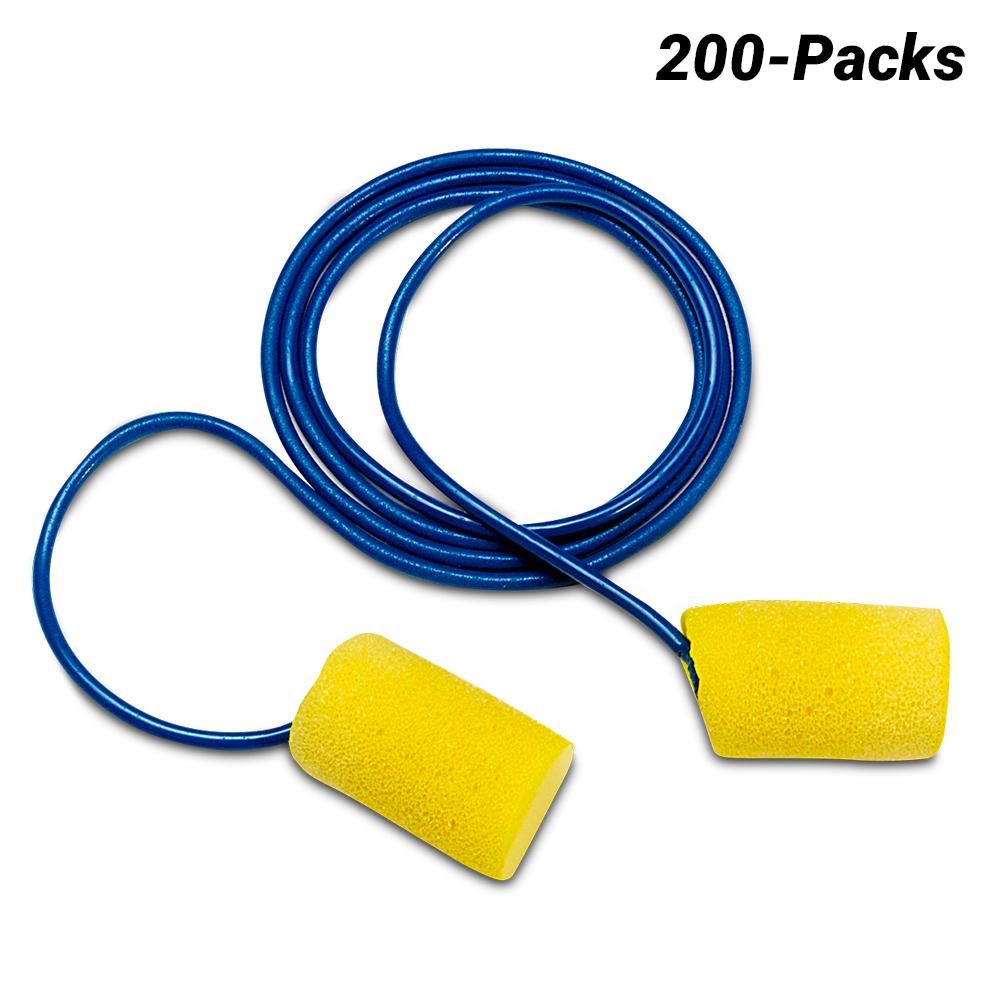 3M 7000002301 (311-1101) 200-Pack CLASSIC Corded Earplugs