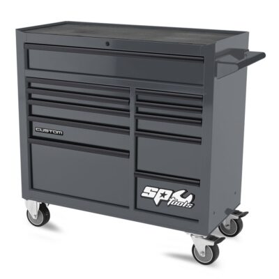 SP Tools SP40165GY 11 Drawer Custom Series Roller Cabinet - Grey