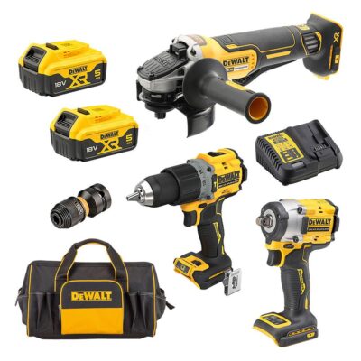 DeWalt DCZ323P2-XE 18V XR 5.0Ah Li-ion Cordless 3pce Brushless Combo Kit