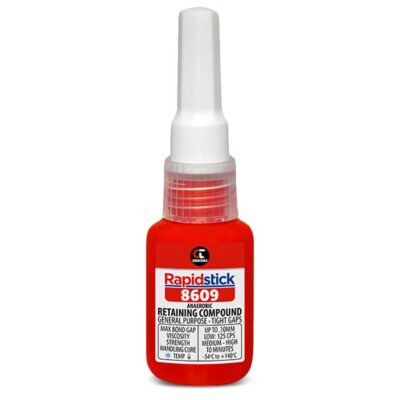 Chemtools 8609-10 10ml Rapidstick Retaining Compound Sealant for General Purpose & Tight Gaps - Green