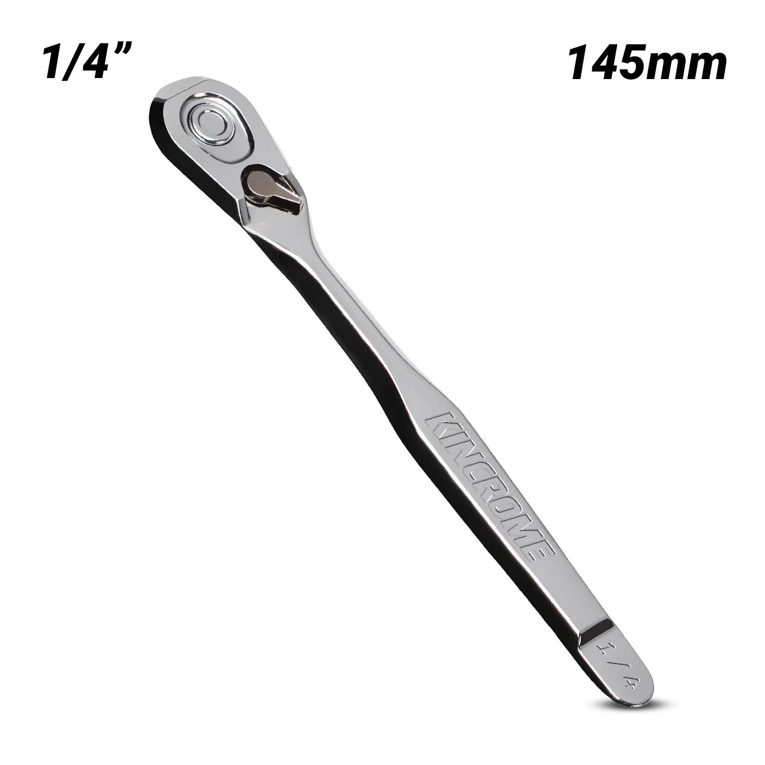 Kincrome K29401 145mm 1/4" Drive Quick Release 90 Teeth Ratchet