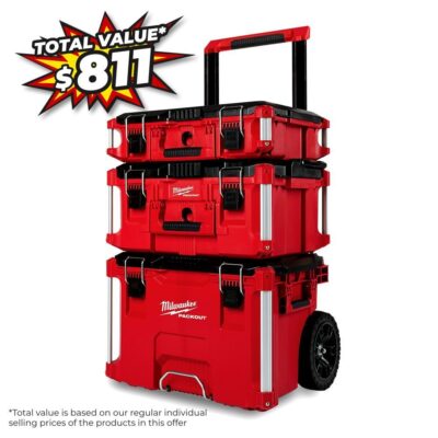 Milwaukee 48228401 PACKOUT 3pce Jobsite Kit