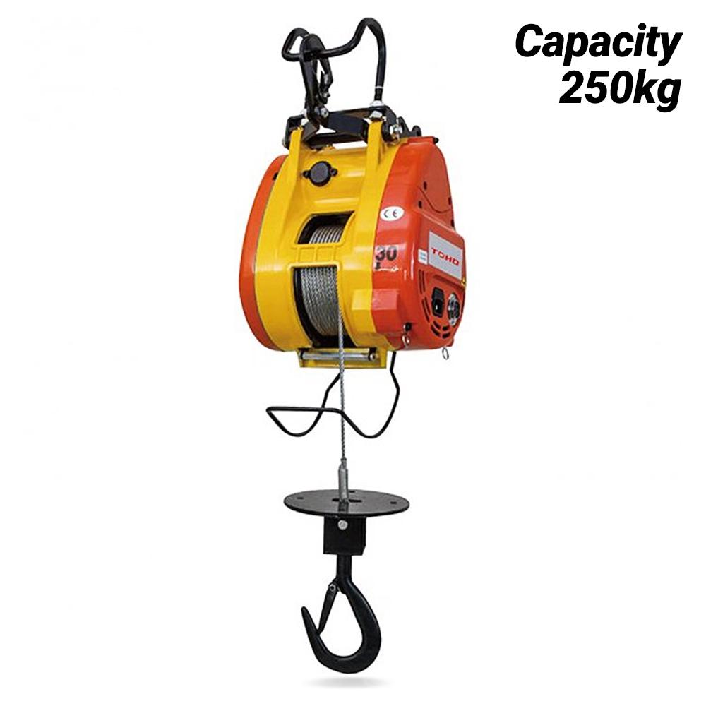 Toho TBH250 1.5kW 250kg Lifting Compact Wire Rope Hoist