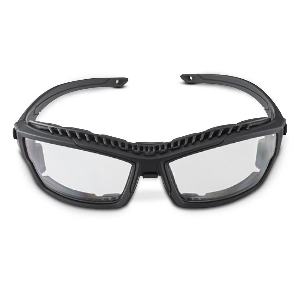 3M 7012874462 (SNN007CDG) Bark Hut HCAF Clear Lens Safety Glasses With Dust Cover
