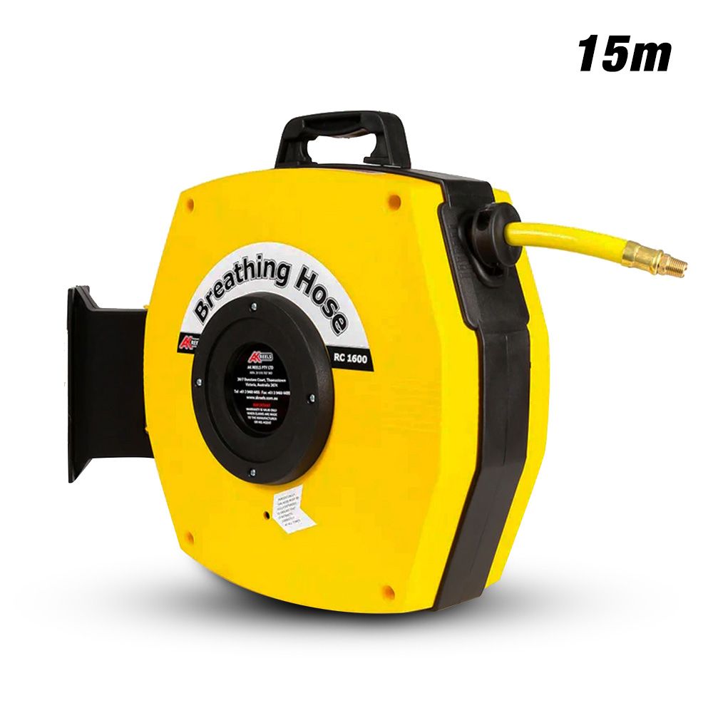 AK Reels 56-AKRC1610 10mm x 15m Breathing Hose Reel