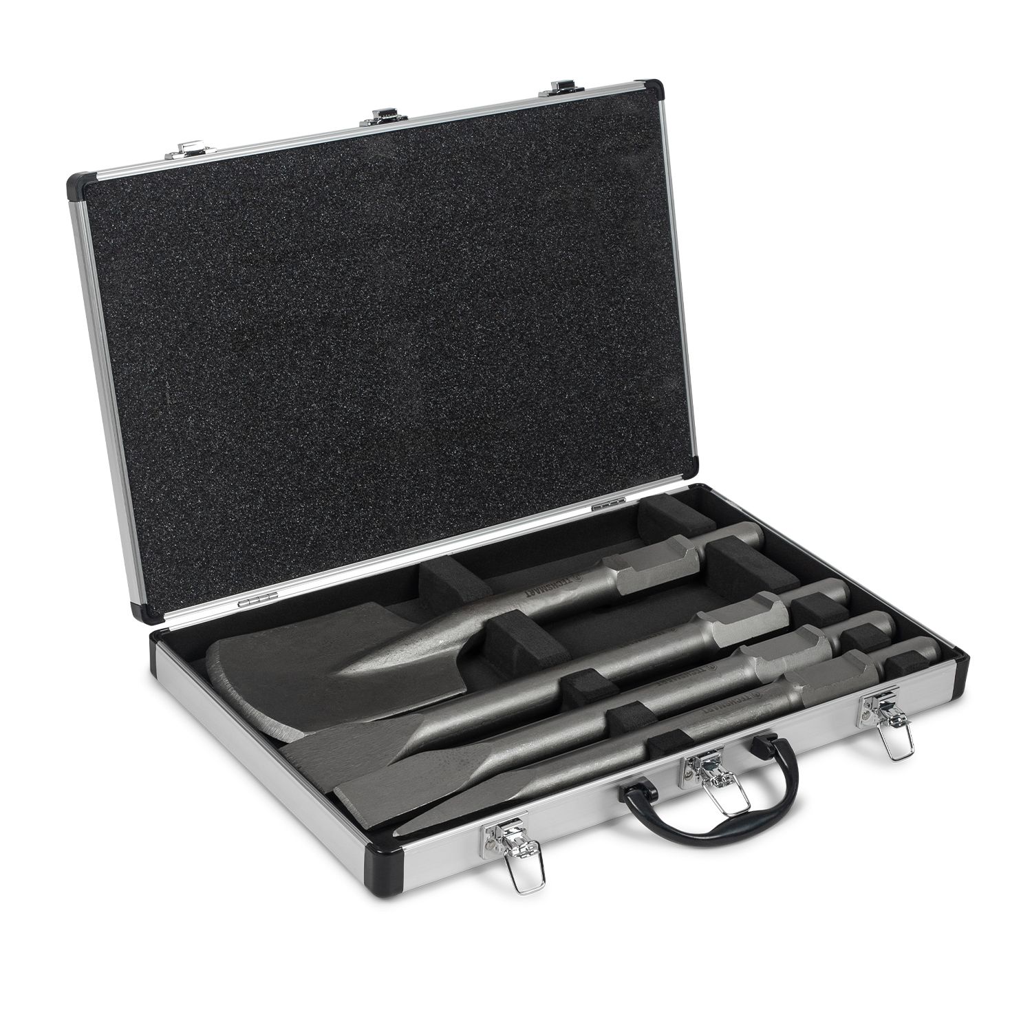 Techsmart P65A 4pce 30mm Hex Industrial Demolition Chisel Set