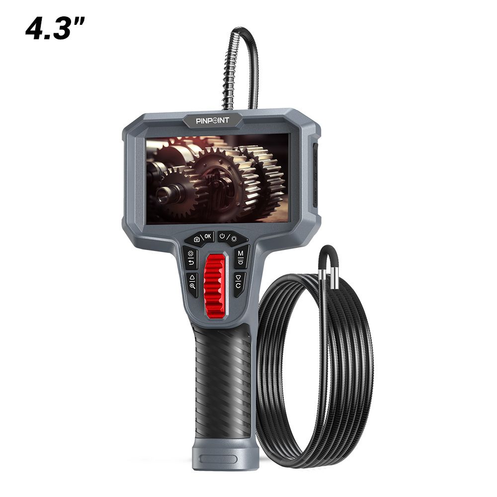 Pinpoint PBW435M 4.3"Colour LCD 5m Cable Waterproof Borescope 360° Inspection Camera