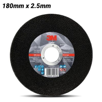 3M 7100171349 (XC991584944) 180mm x 2.5mm Silver Cut-Off Wheel