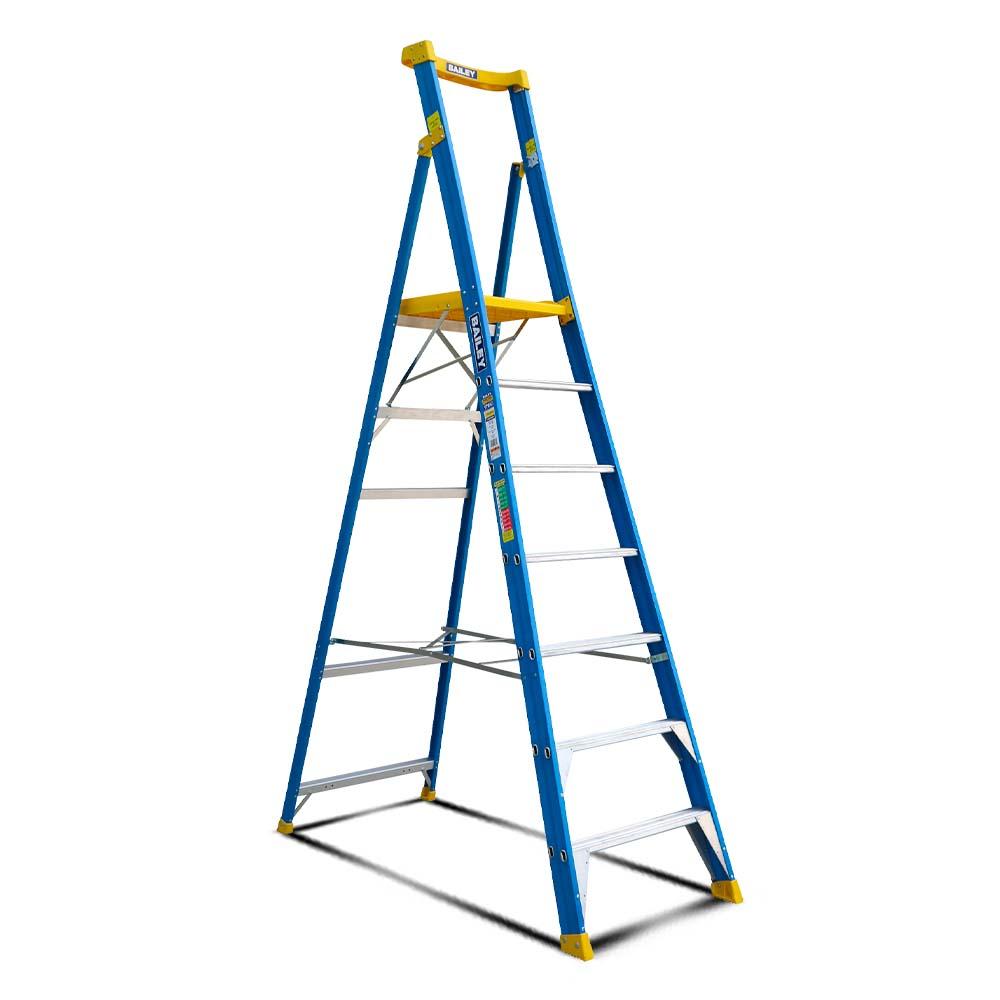 Bailey FS13950 7 Step 2.1mm 170kg Fibreglass Punchlock Platform Ladder