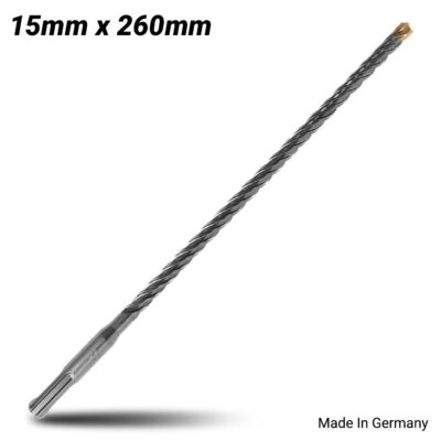 Xtorque X152604 Platinum SDS PLUS 15mm x 260mm Platinum 4 Cutter Drill Bit - MADE IN GERMANY