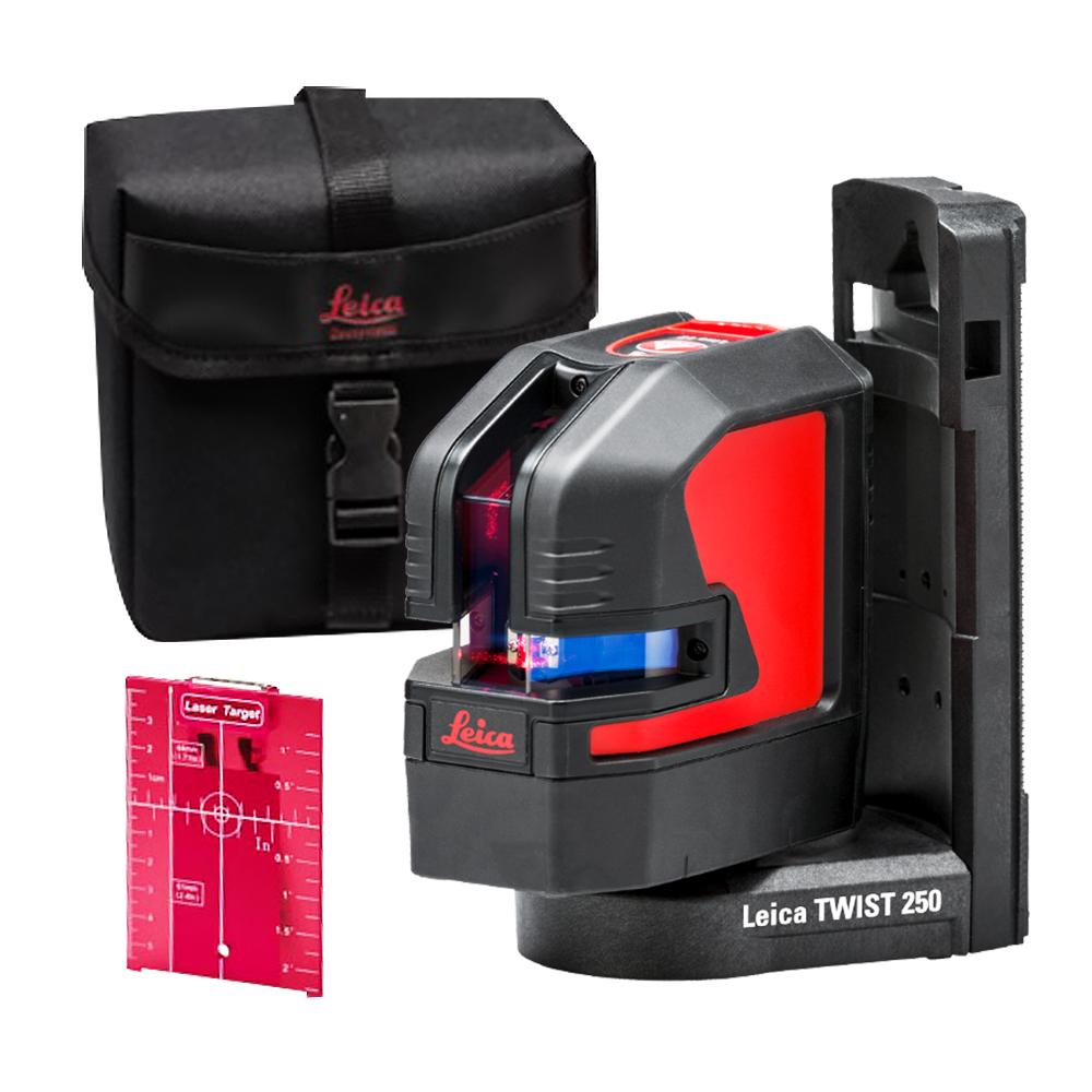 Leica Lino L2 StarterKit (LG848435) Red Beam Cross Line Laser Starter Kit