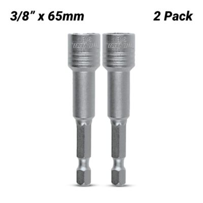 Makita E-18895 2-Pack 3/8" x 65mm Magnetic Nut Setter